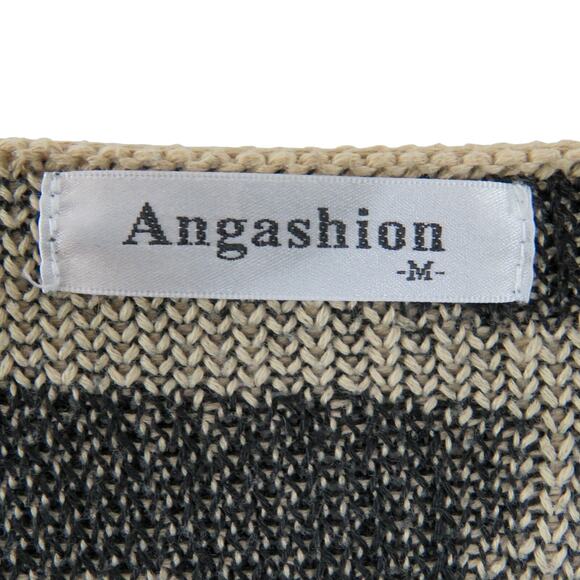 Angashion Leopard Print Knit Long Cardigan Sweater Medium - Picture 4 of 5